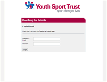 Tablet Screenshot of cis.youthsporttrust.org